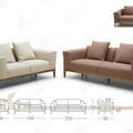 Sofa văng gỗ nhập khẩu Malaysia DV844